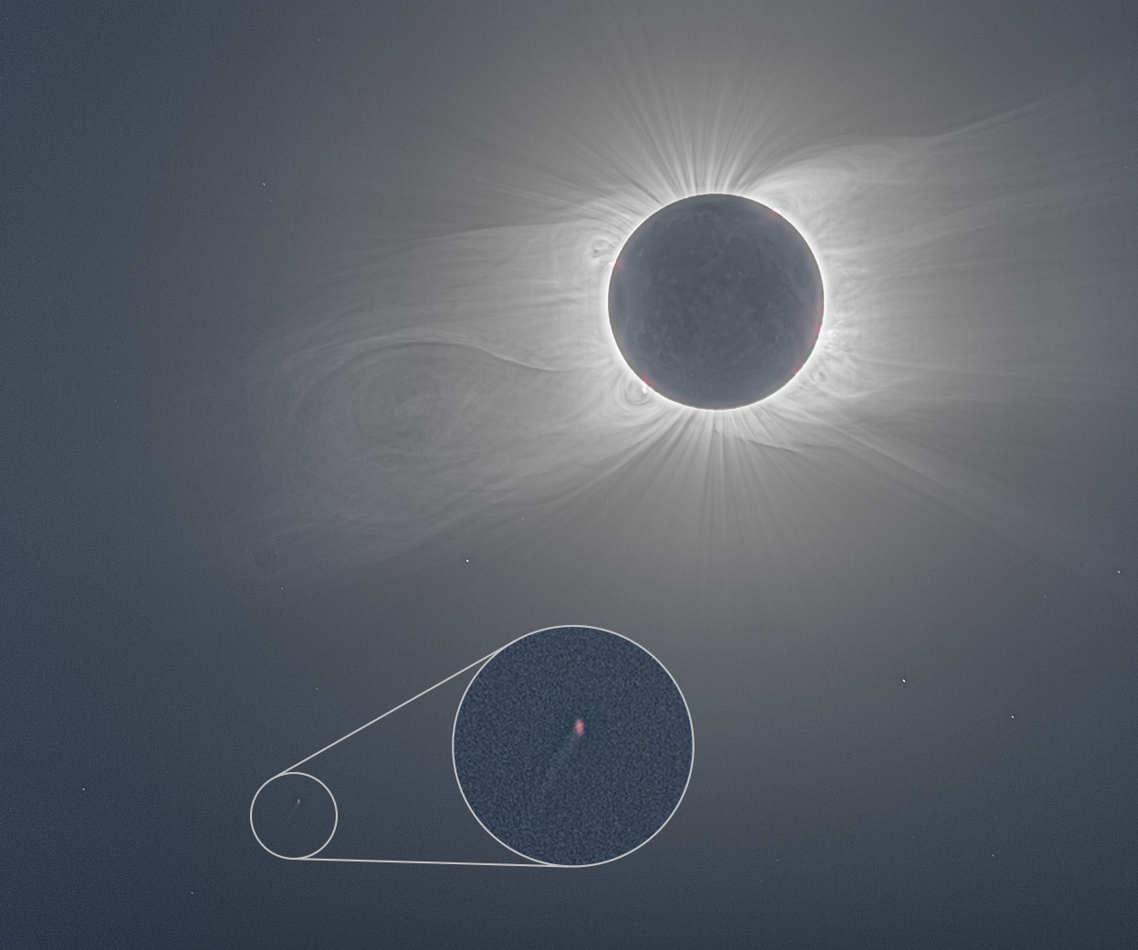 Fotó: NASA/ ANDREAS MÖLLER (ARBEITSKREIS METEORE E.V.)/FELDOLGOZÁS JAY PASACHOFF / ROMAN VANUR/JOY NG.